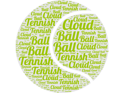 Tennis Ball Word Cloud