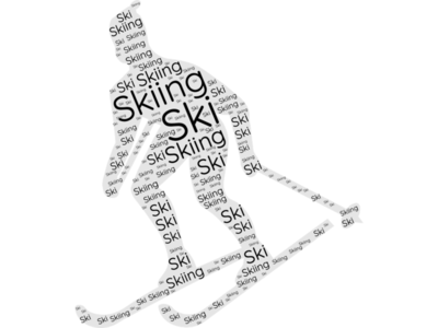 Skiing Word Cloud